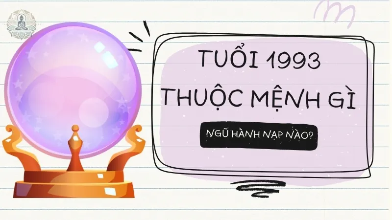 Tuổi 1993 thuộc mệnh gì, ngũ hành nạp nào?