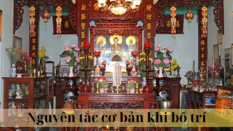 Bố trí bàn thờ phật 03