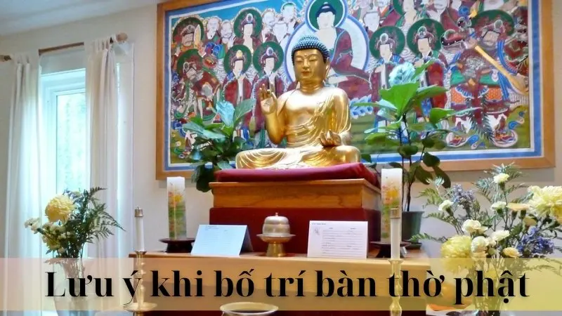 Bố trí bàn thờ phật 05