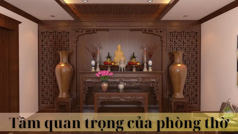 Bố trí phòng thờ 03