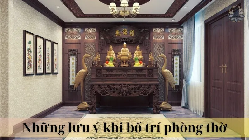 Bố trí phòng thờ 13