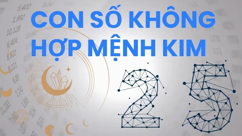 Con số không hợp mệnh Kim và lý do cần tránh