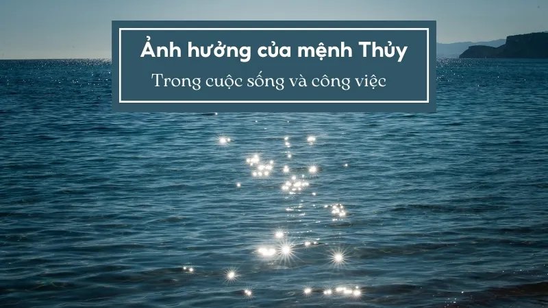 Ảnh hưởng của mệnh Thủy trong cuộc sống và công việc