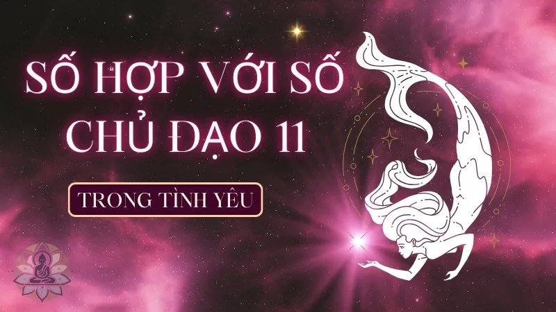 Số chủ đạo 11 hợp với số nào trong tình yêu