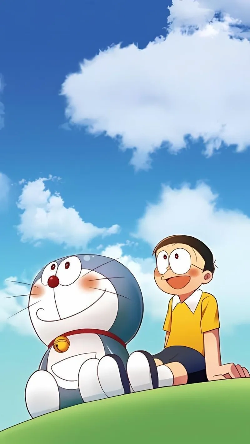 Mạnh mẽ và cá tính với Nobita và Doraemon ngầu