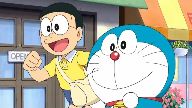 Ngộ nghĩnh và đáng yêu với ảnh Doremon và Nobita cute