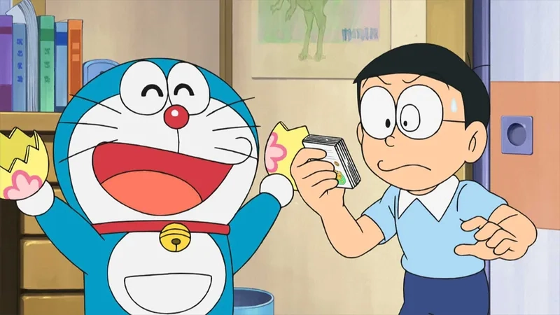 Khoảnh khắc đáng yêu trong ảnh Doraemon và Nobita cute