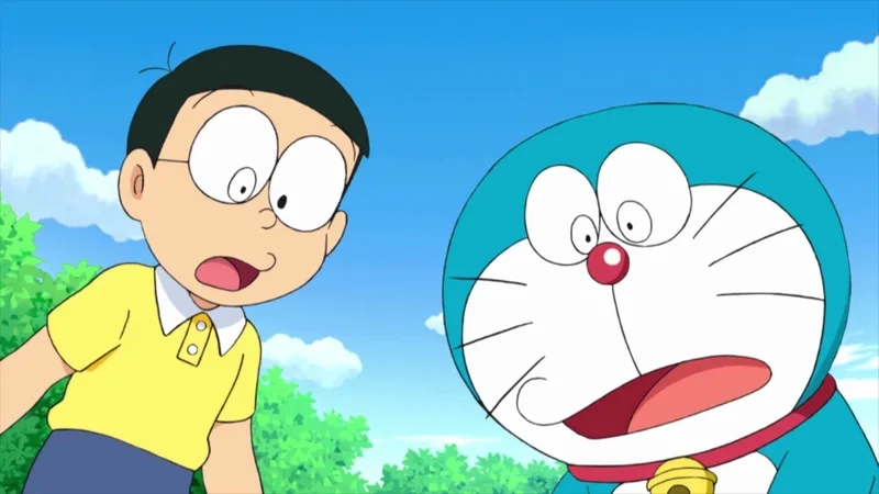 Làm mới màn hình với ảnh nền Doremon và Nobita cực đẹp