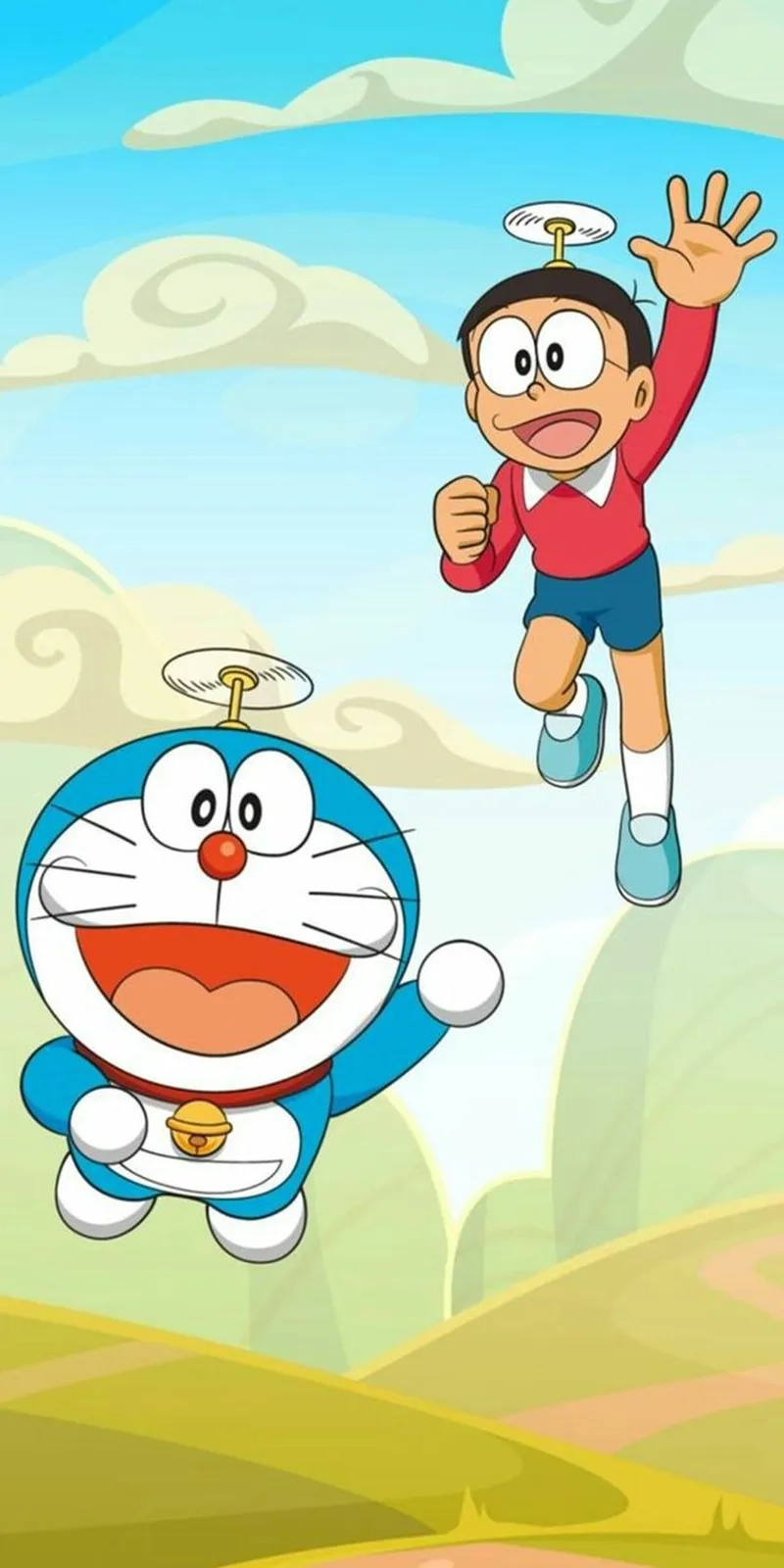 Phong cách mới lạ trong hình ảnh Nobita và Doraemon ngầu