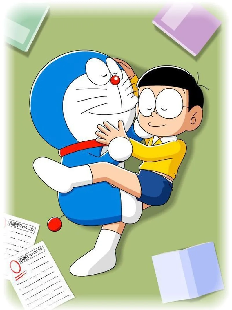 Sự đáng yêu không thể bỏ qua trong hình ảnh Nobita và Doraemon cute