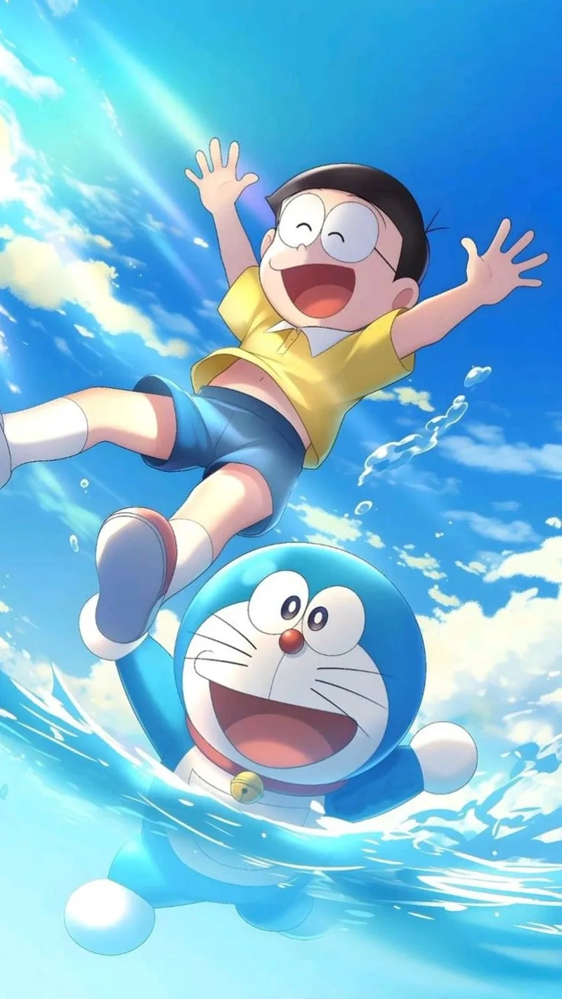 Kỷ niệm đầu tiên khi Doraemon và Nobita gặp nhau đầy xúc động