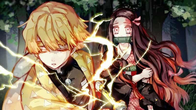 Ảnh Zenitsu và Nezuko với khoảnh khắc ngọt ngào, fan Kimetsu Yaiba phát sốt