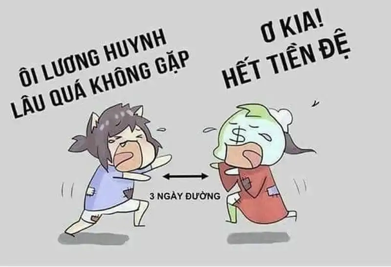 Hình ảnh meme hài hước, giúp bạn có thêm năng lượng tích cực