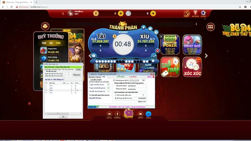 App tài xỉu hiển thị lịch sử ván cược để soi cầu dễ dàng.