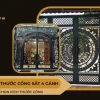 Kích Thước Cổng Sắt 4 Cánh Theo Phong Thủy Chuẩn Tài Lộc