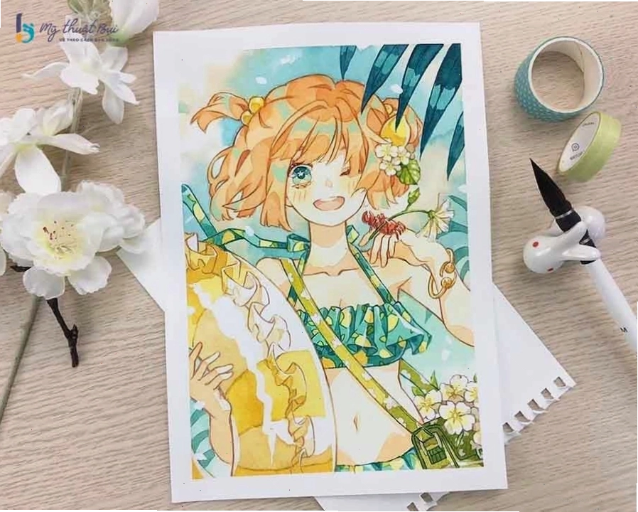 Ảnh anime đẹp cute đơn giản dễ vẽ chàng trai với mái tóc vuốt keo