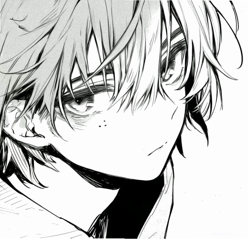 Ảnh anime nam với vẻ ngoài lạnh lùng và bí ẩn
