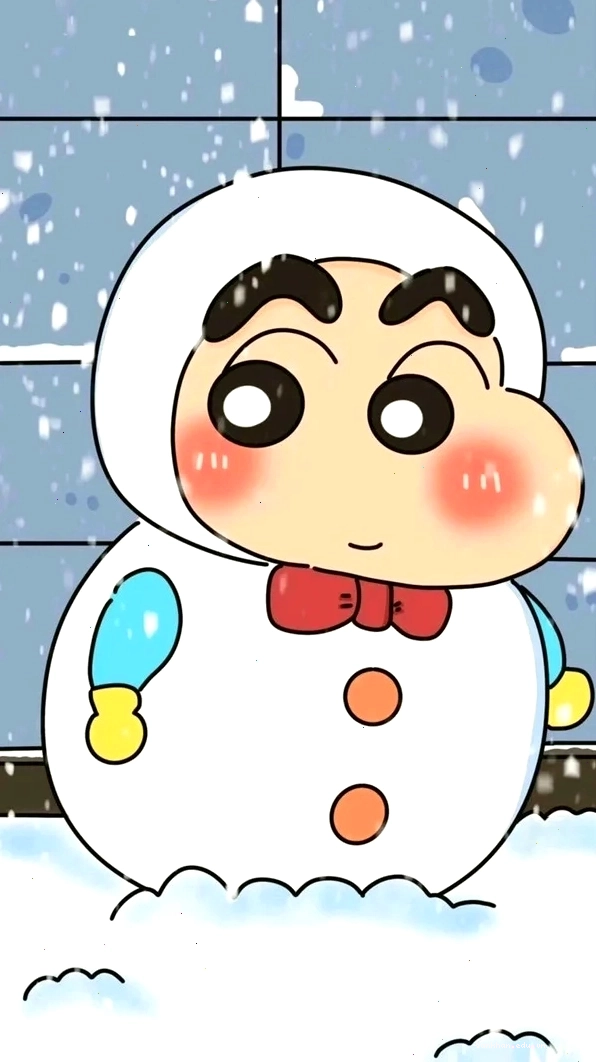 Ảnh cu Shin chibi với biểu cảm cực kỳ dễ thương