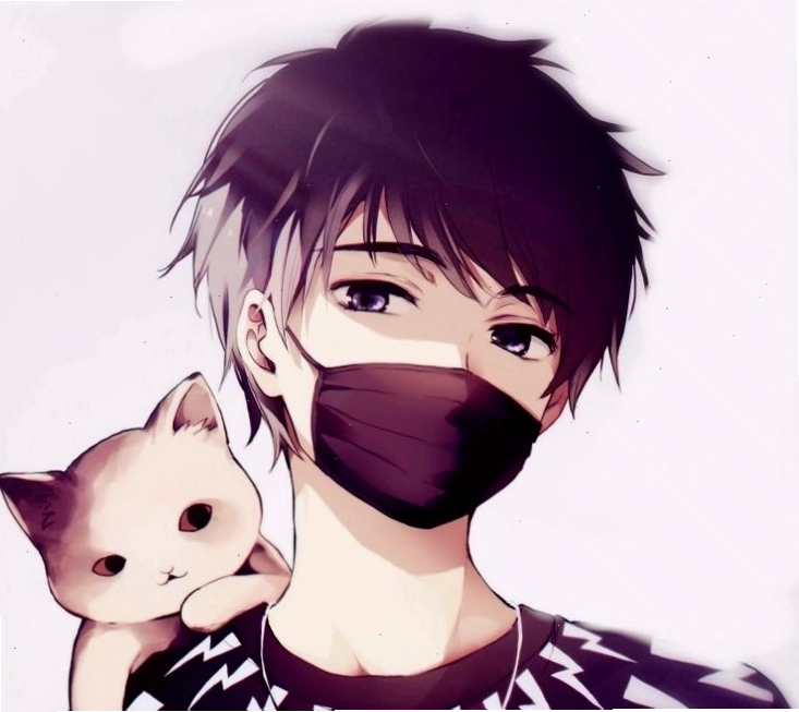 Ảnh đại diện trai đẹp anime nam lạnh lùng với đôi mắt sâu thẳm