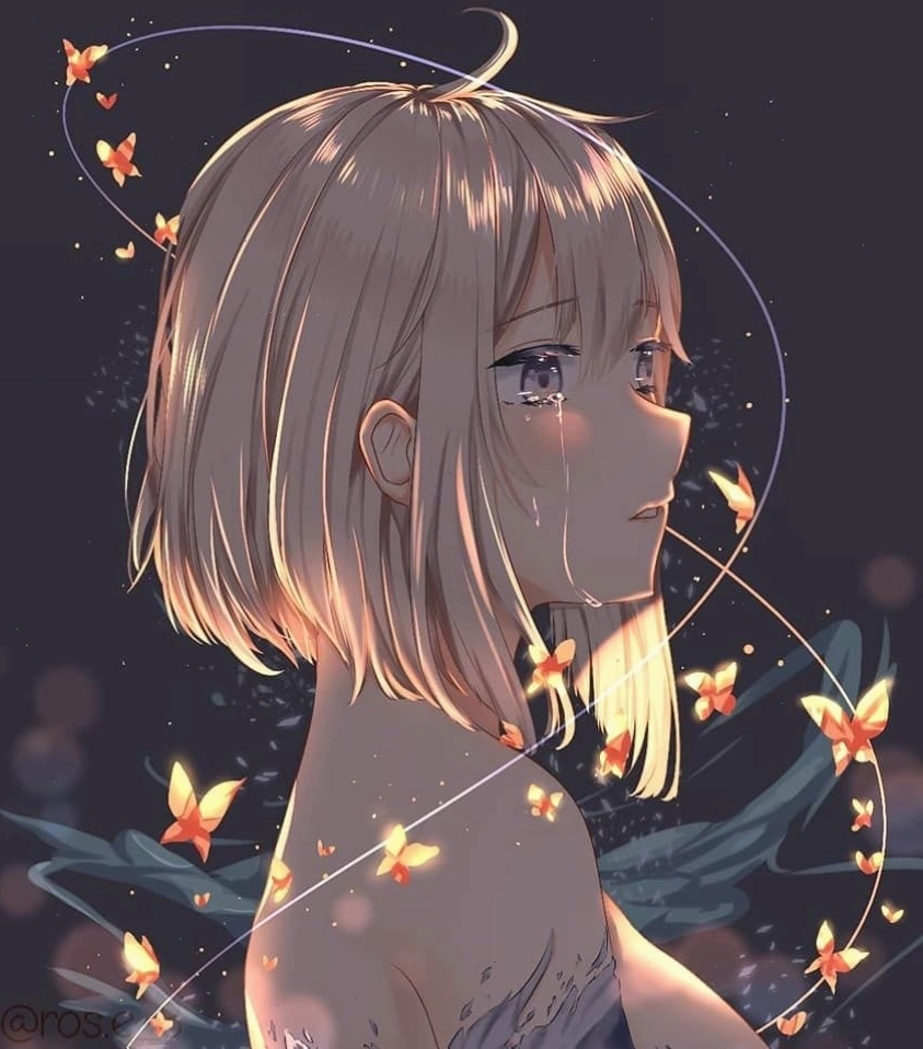 Ảnh nền cô gái với phong cách anime
