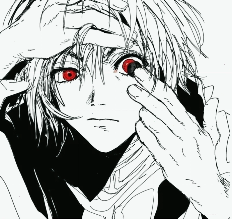 Avatar anime nữ bí ẩn với tông màu đen trắng nghệ thuật