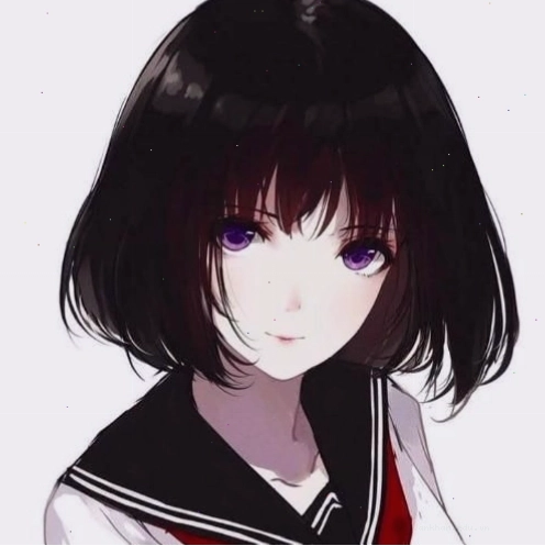 Avatar anime nữ dễ thương với tông màu pastel nhẹ nhàng