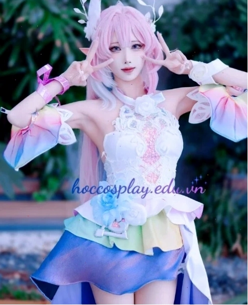 Avatar anime nữ phát sáng với đôi mắt long lanh và hiệu ứng ánh sáng tinh tế