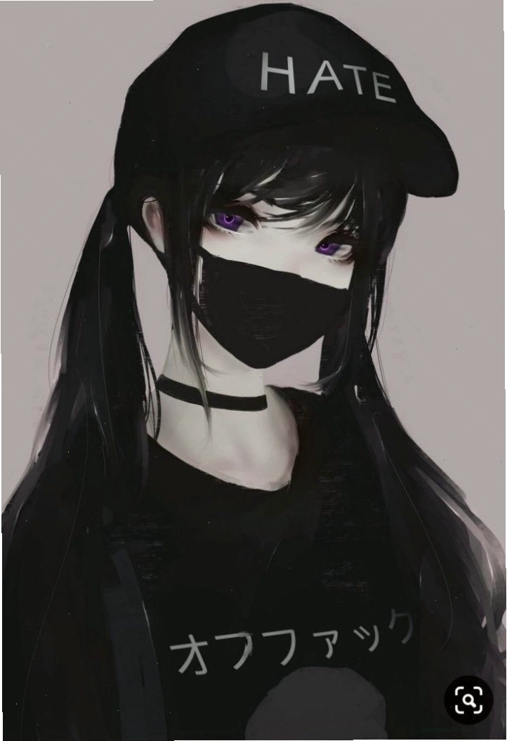 Avatar anime nữ với phong thái lạnh lùng
