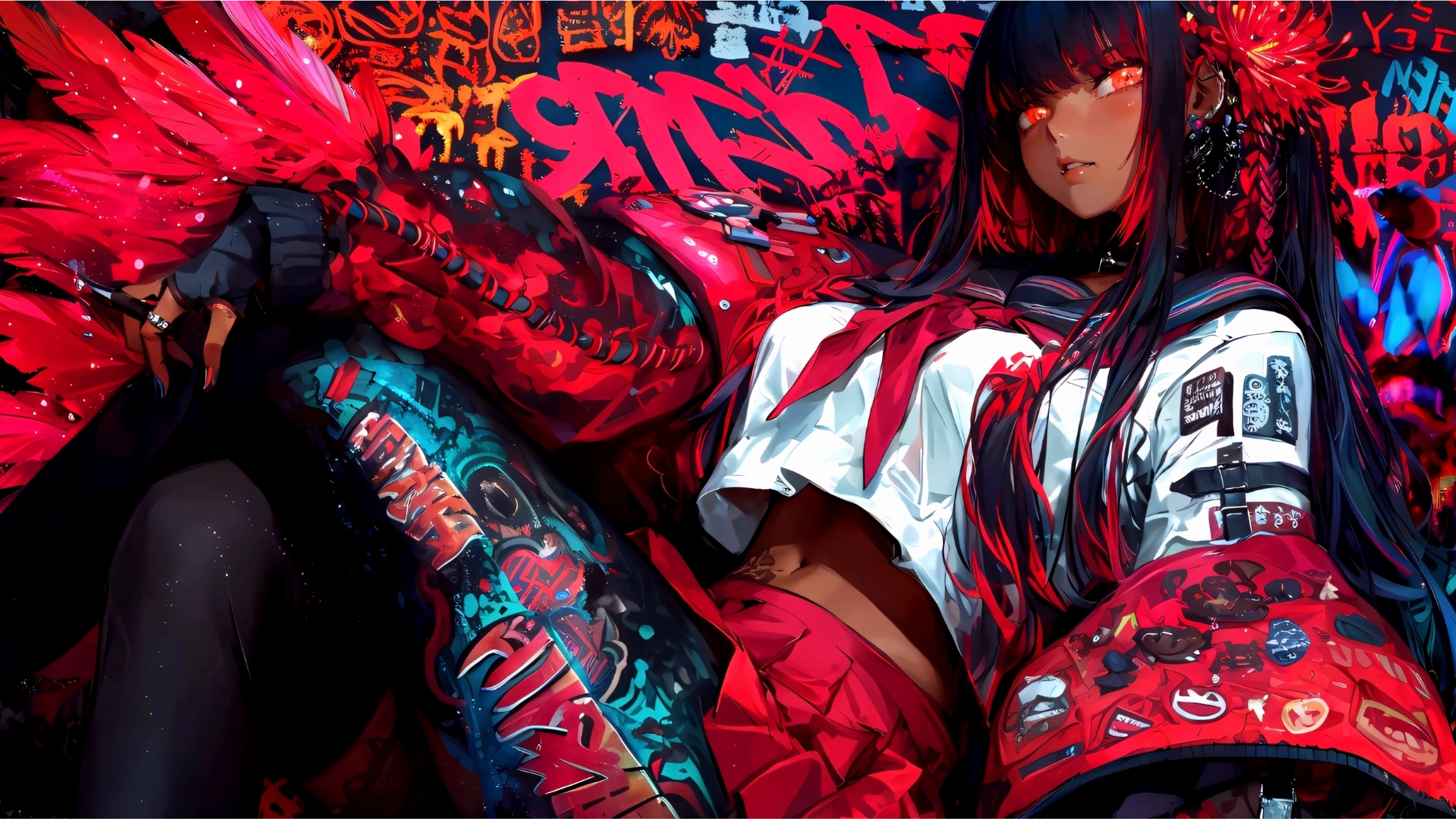 Avatar đôi bạn thân nữ anime dễ thương và ngầu