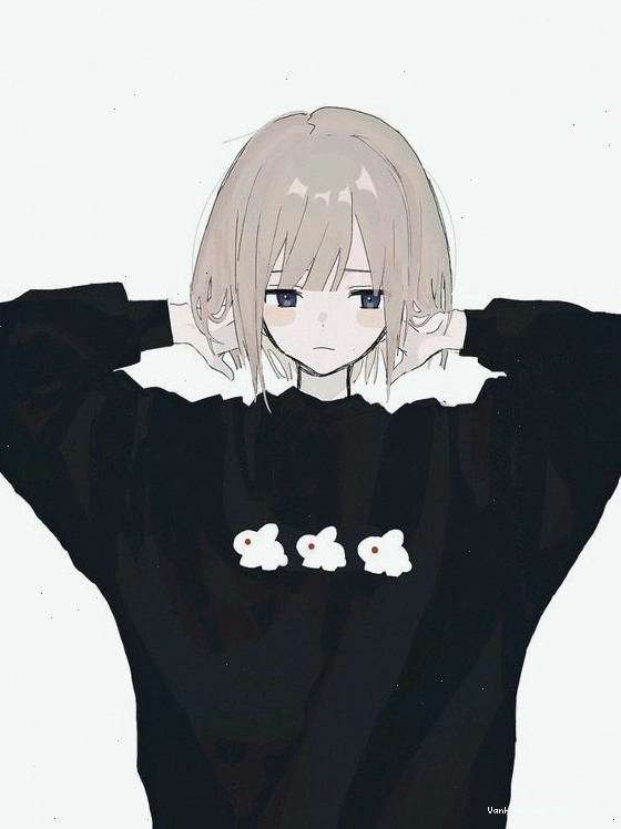 Avatar gái anime với phong thái lạnh lùng