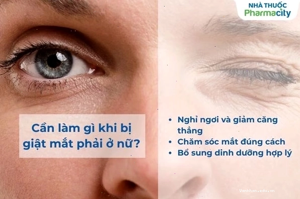 Biện pháp khắc phục tình trạng giật mắt phải