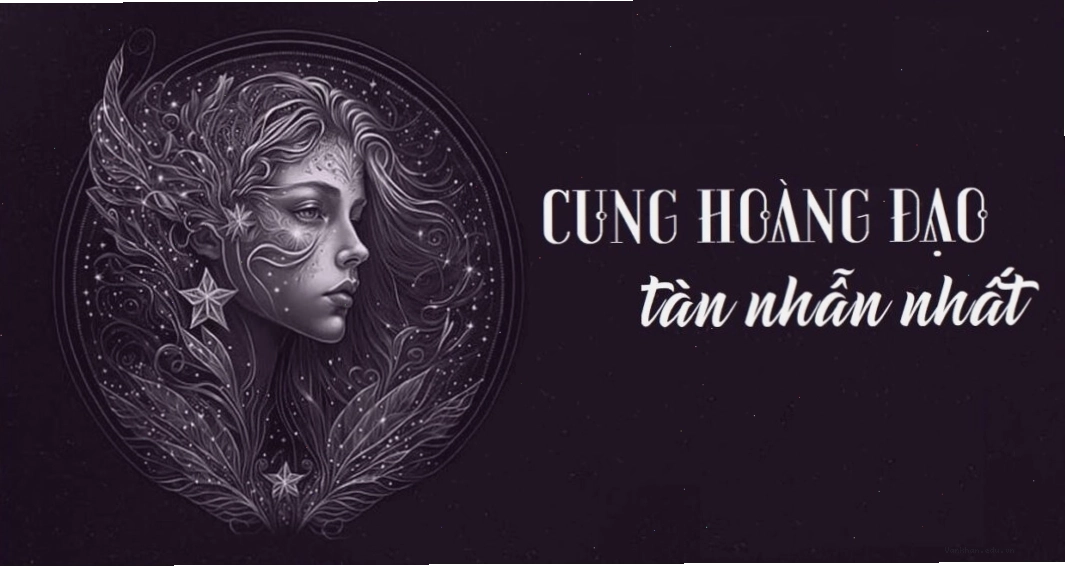 Biểu đồ tròn thể hiện tỷ lệ các cung hoàng đạo