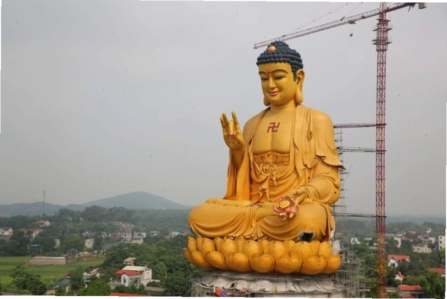 Bức đại tượng lớn nhất Đông Nam Á tại chùa Khai Nguyên