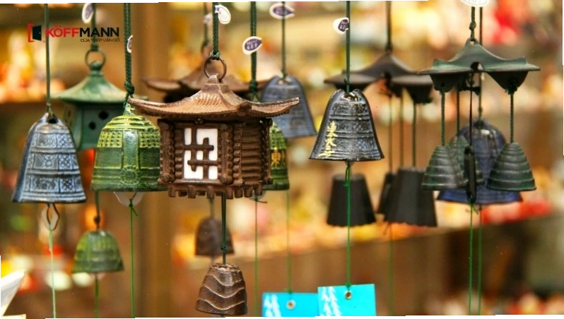 Các chất liệu làm chuông gió và biểu tượng phong thủy