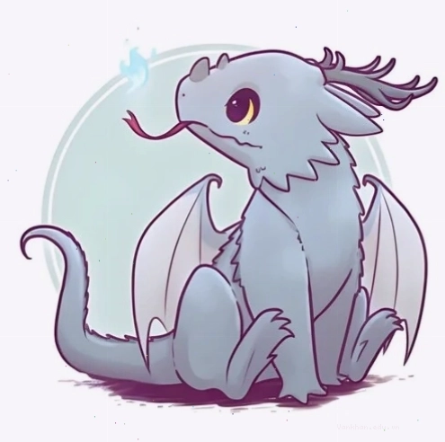 Cách vẽ con rồng cute chibi ấn tượng
