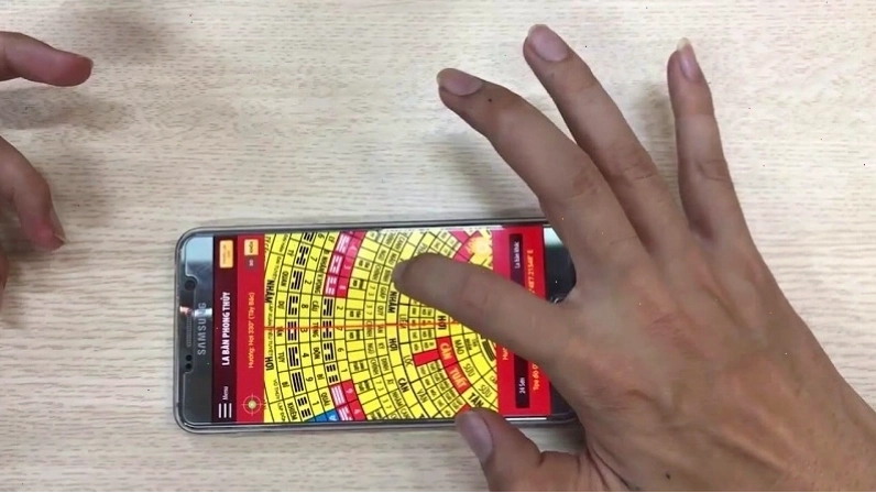 Cách xem la bàn phong thủy trên điện thoại