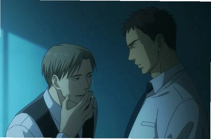 Cảnh lãng mạn trong một bộ anime boylove