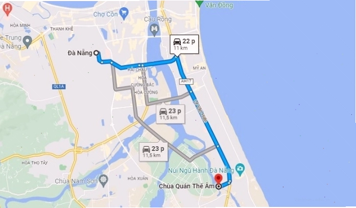 Cảnh quan thiên nhiên hùng vĩ của Ngũ Hành Sơn