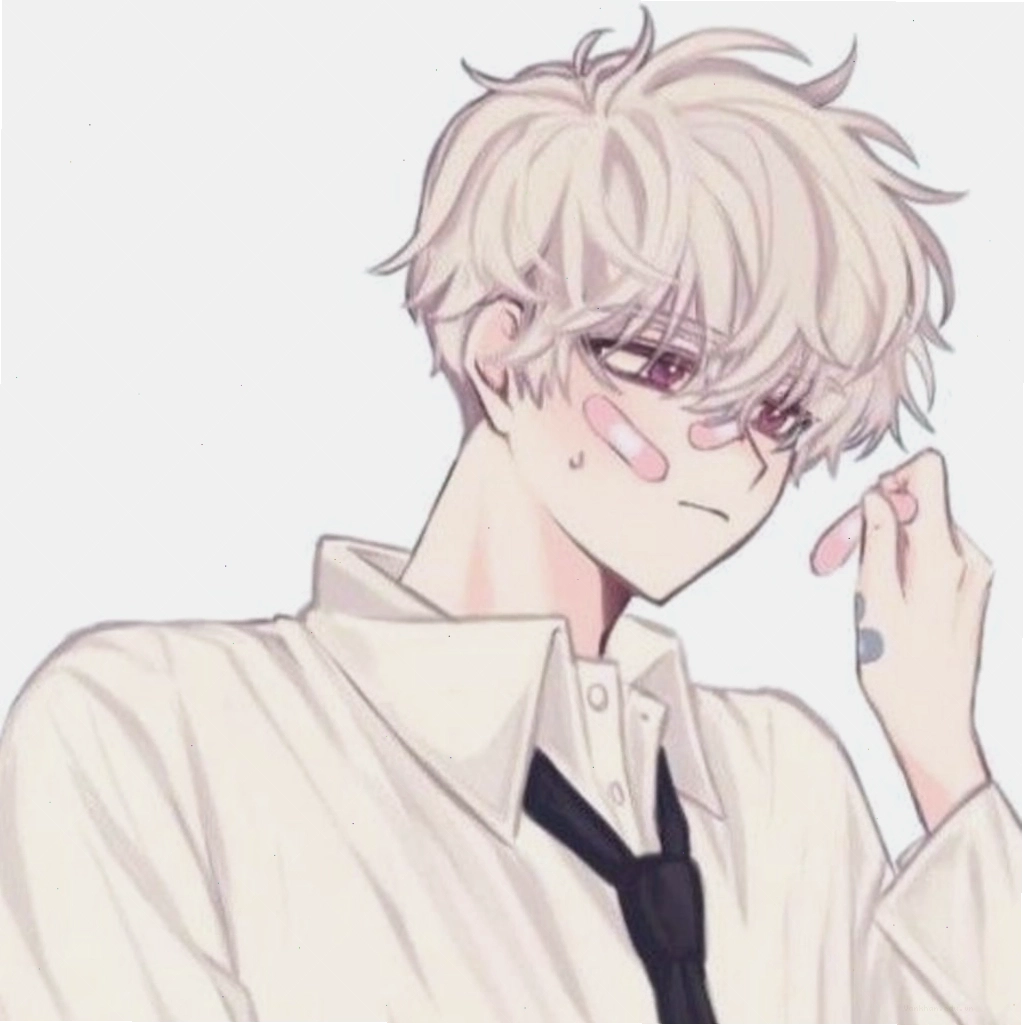 Cặp avatar anime rời dễ thương với màu sắc tươi sáng