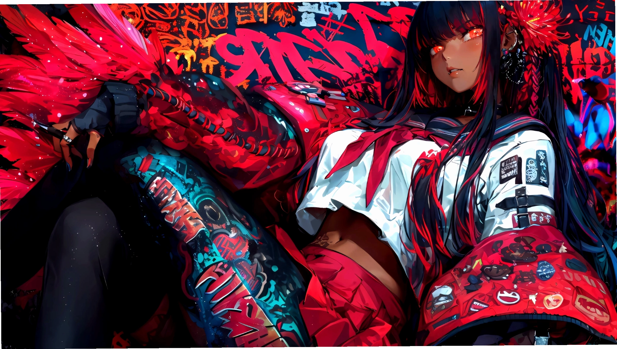 Cặp đôi anime dễ thương với trang phục truyền thống Nhật Bản