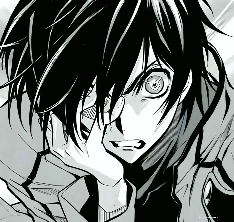 Chàng trai anime với phong cách trắng đen, toát lên khí chất ngầu và lịch lãm