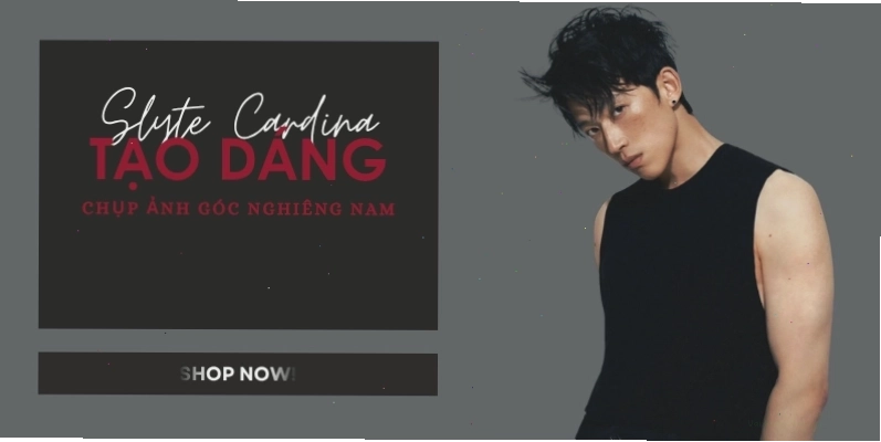 Chàng trai tạo dáng chụp ảnh góc nghiêng đẹp với ánh mắt nhìn xa xăm