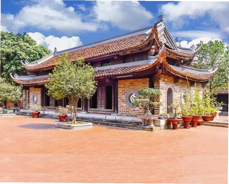 Chi tiết kiến trúc cổng Tam Quan chùa Kim Liên
