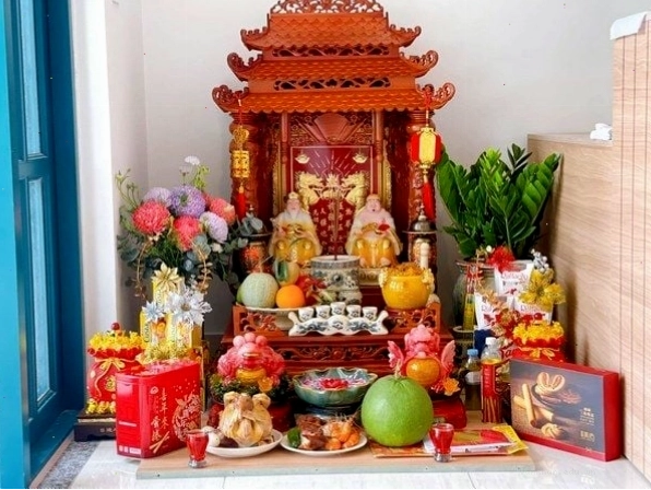 Chọn kích thước bàn thờ Thần Tài phù hợp với không gian