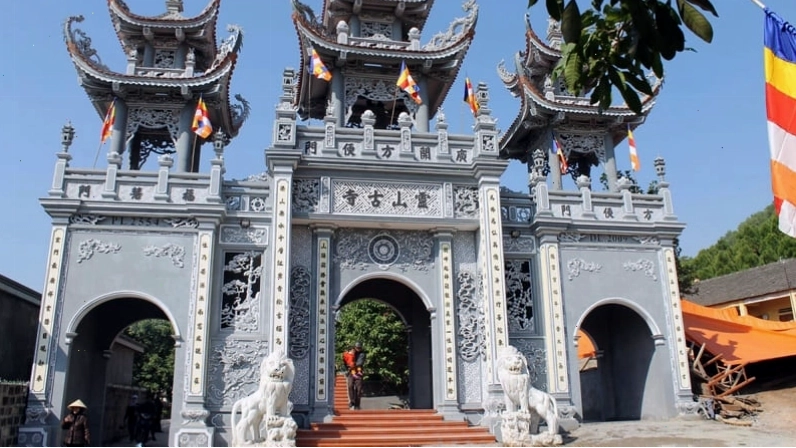 Chùa Bảo Sái nơi có Bảo tượng Phật Hoàng Trần Nhân Tông