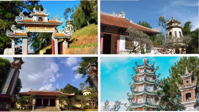 Chùa Linh Sơn cổ kính và thanh tịnh