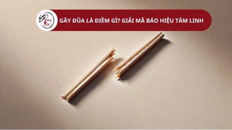 Giải mã điềm báo tâm linh khi đôi đũa bị gãy