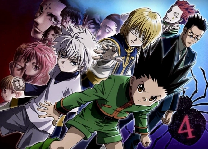 Gon và Killua trong một trận chiến kịch tính
