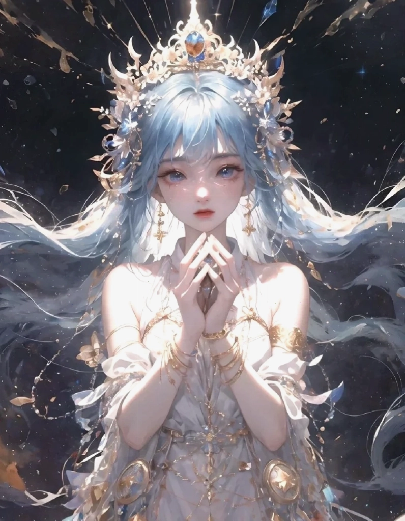Hình ảnh anime nữ Kim Ngưu dịu dàng và quý phái