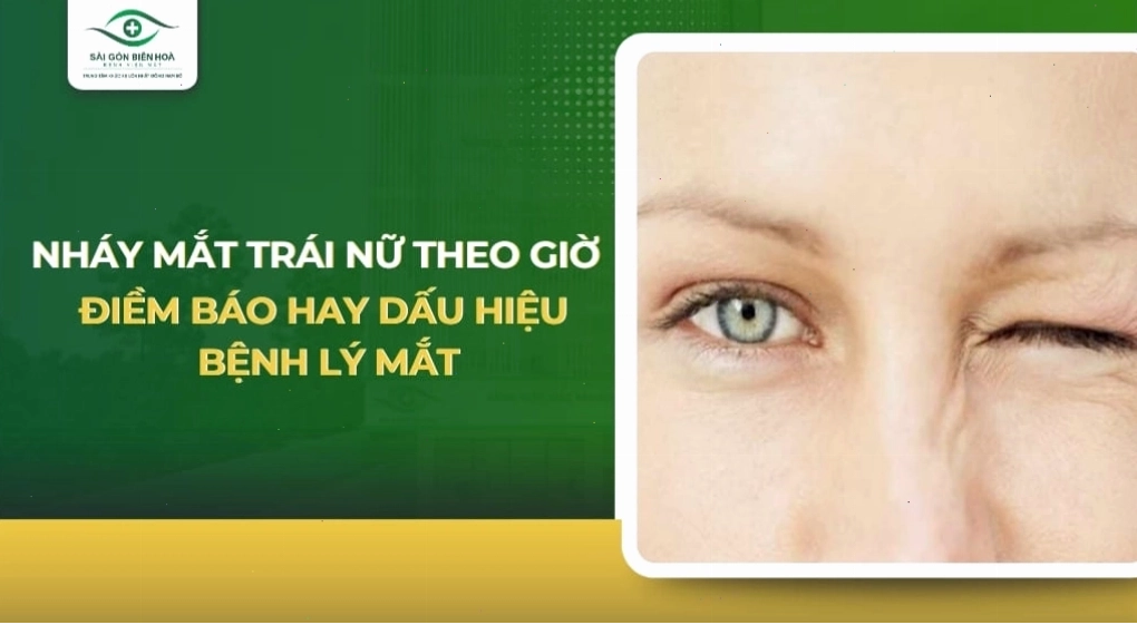 Hình ảnh minh họa đôi mắt đang giật nhẹ
